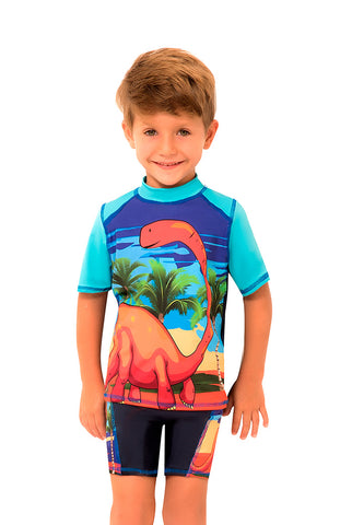 Vestido de baño dos piezas para niño con motivo de surf / Ref 506