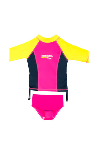 Vestido de baño dos piezas para niño con motivo pulpo buceador / Ref 507